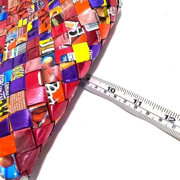 Candy Snack Wrapper Shoulder Bag Nostalgic Y2K Handmade - Picture 12 of 15